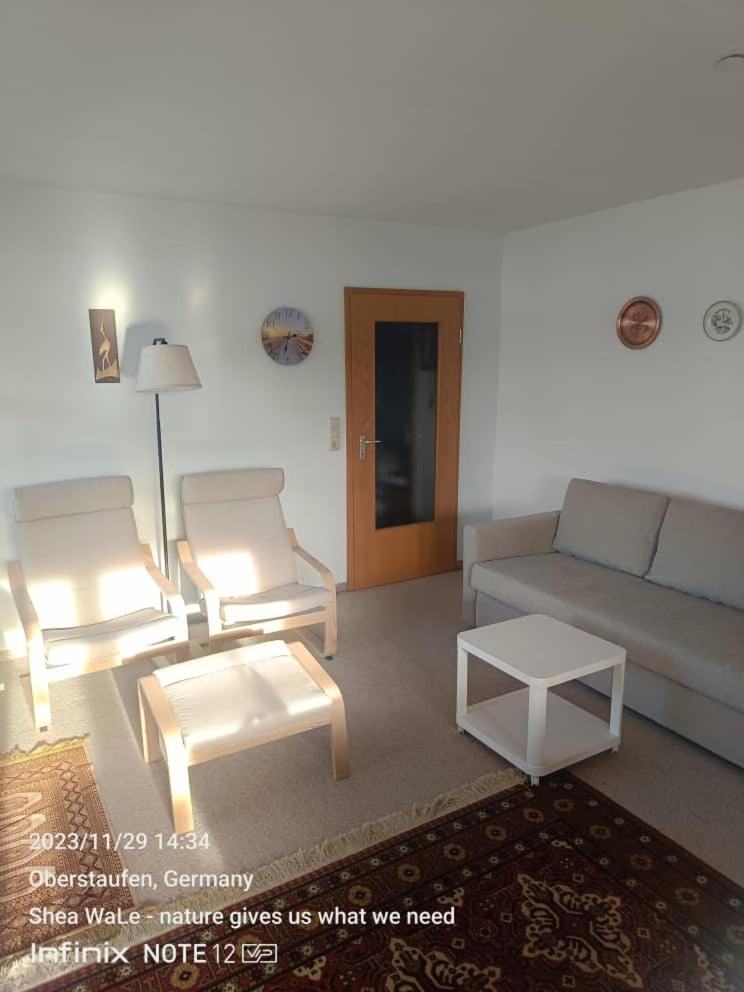 Allgaeu Vibes - Fusslaeufige Erreichbarkeit Vom Bahnhof, Mit Aussicht, Wettergeschuetzter Balkon Oberstaufen Exterior foto